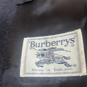 Classic Burberry women’s suit. Charcoal grey.